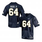 Notre Dame Fighting Irish Men's Max Siegel II #64 Navy Under Armour Authentic Stitched College NCAA Football Jersey RJU5099MO